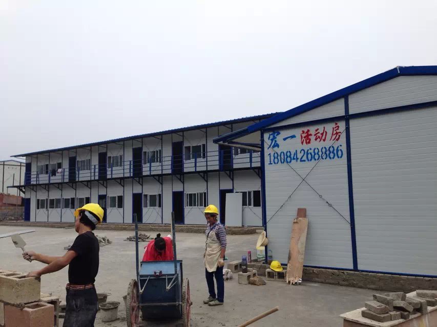 貴州貴陽白云區某工地雙層K式坡頂活動房項目展示
